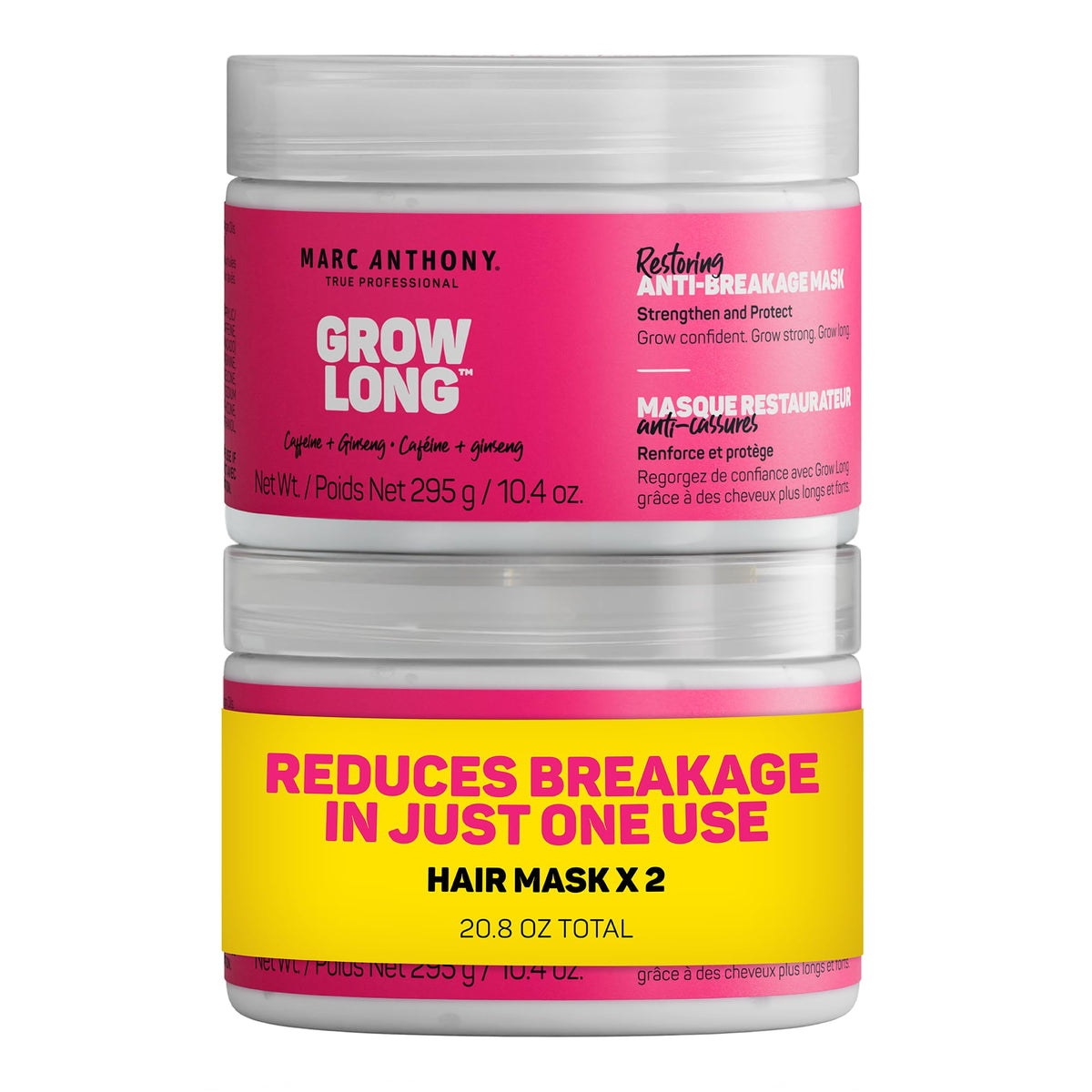 Marc Anthony Grow Long Hair Mask bottle for deep conditioning routine