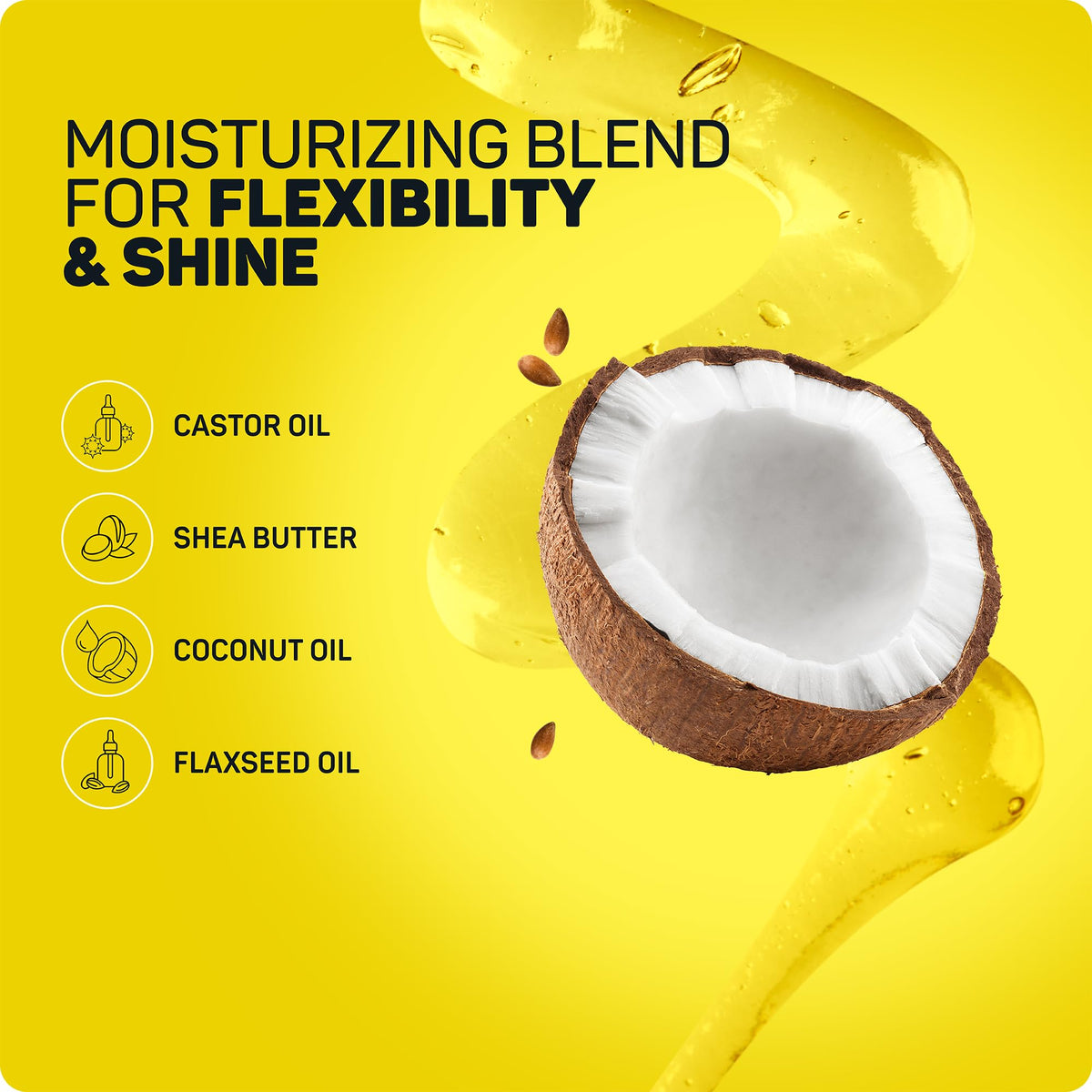 Humidity-ready frizz control with Marc Anthony Flex Gel for sleek curls.