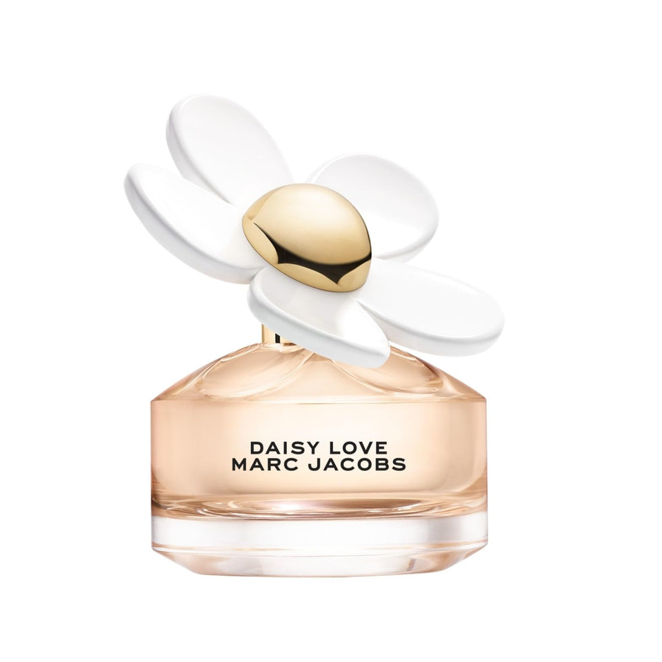 Marc Jacobs Daisy Love bottle front with iconic daisy motif for daily wear