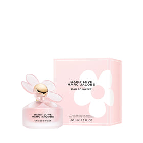 Marc Jacobs Daisy Love gift box suggests elegant, celebratory presentation.
