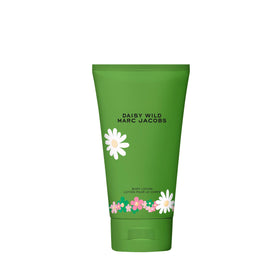 Marc Jacobs Daisy Wild Body Lotion bottle highlights a fresh floral scent for daily hydration.