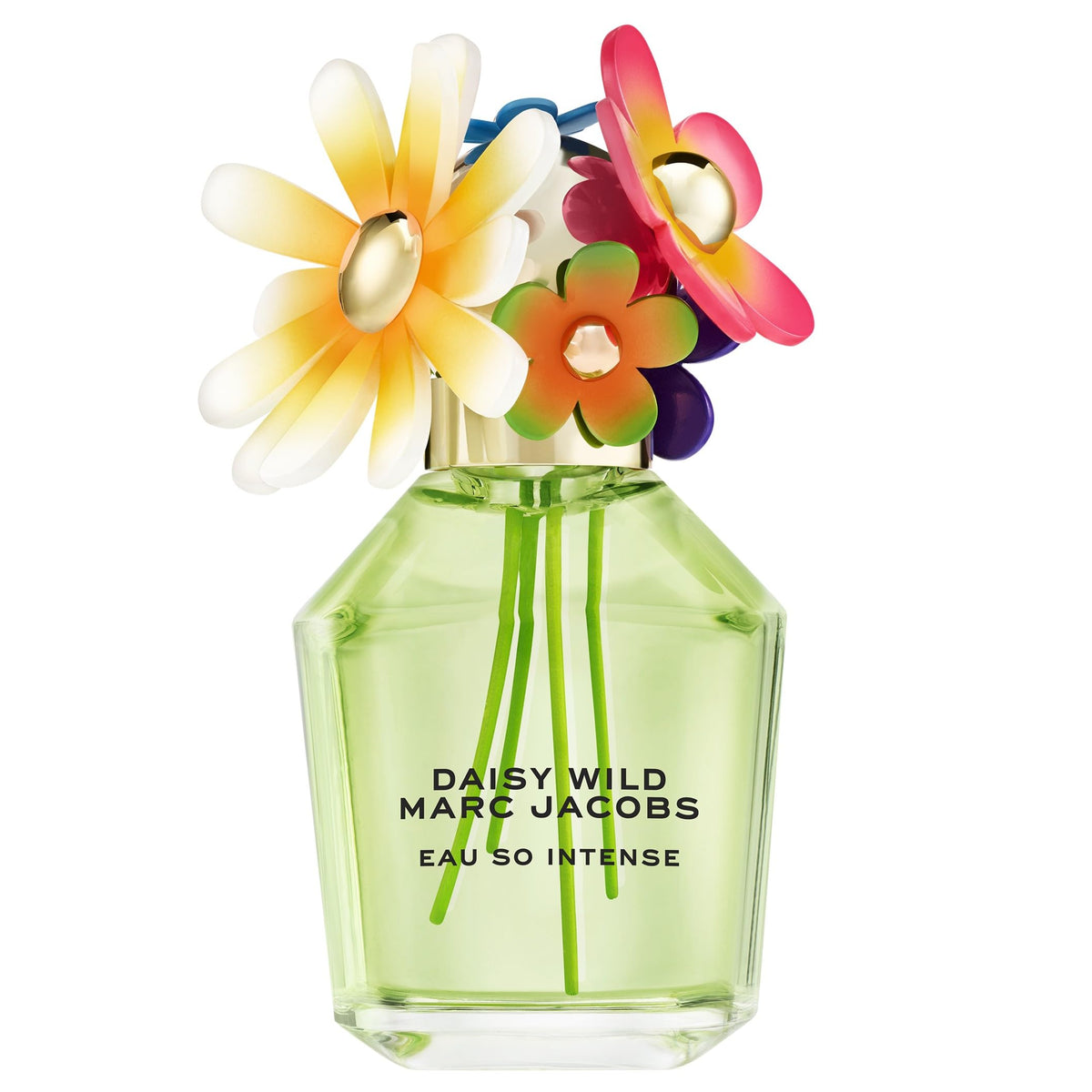 Marc Jacobs Daisy Wild Intense bottle representing a bold floral fragrance for everyday luxury