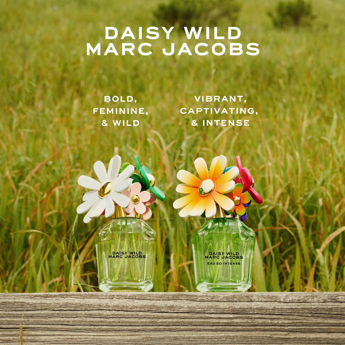 Marc Jacobs Daisy Wild Intense cap and sprayer detail signaling elegant evening wear