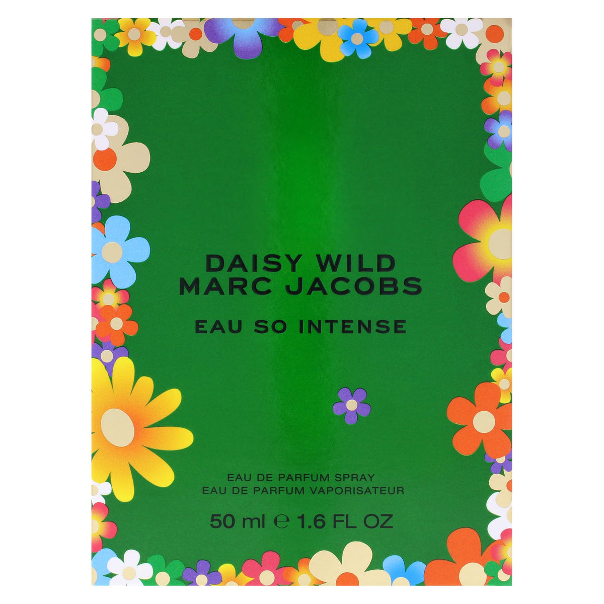 Marc Jacobs Daisy Wild Intense label conveys luxury and authenticity.