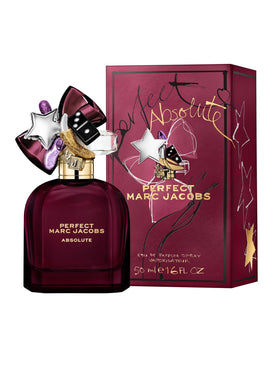 Marc Jacobs Perfect Absolute bottle showing jasmine accord for floral depth.