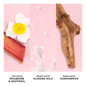 Marc Jacobs Perfect heart notes almond milk add softness.