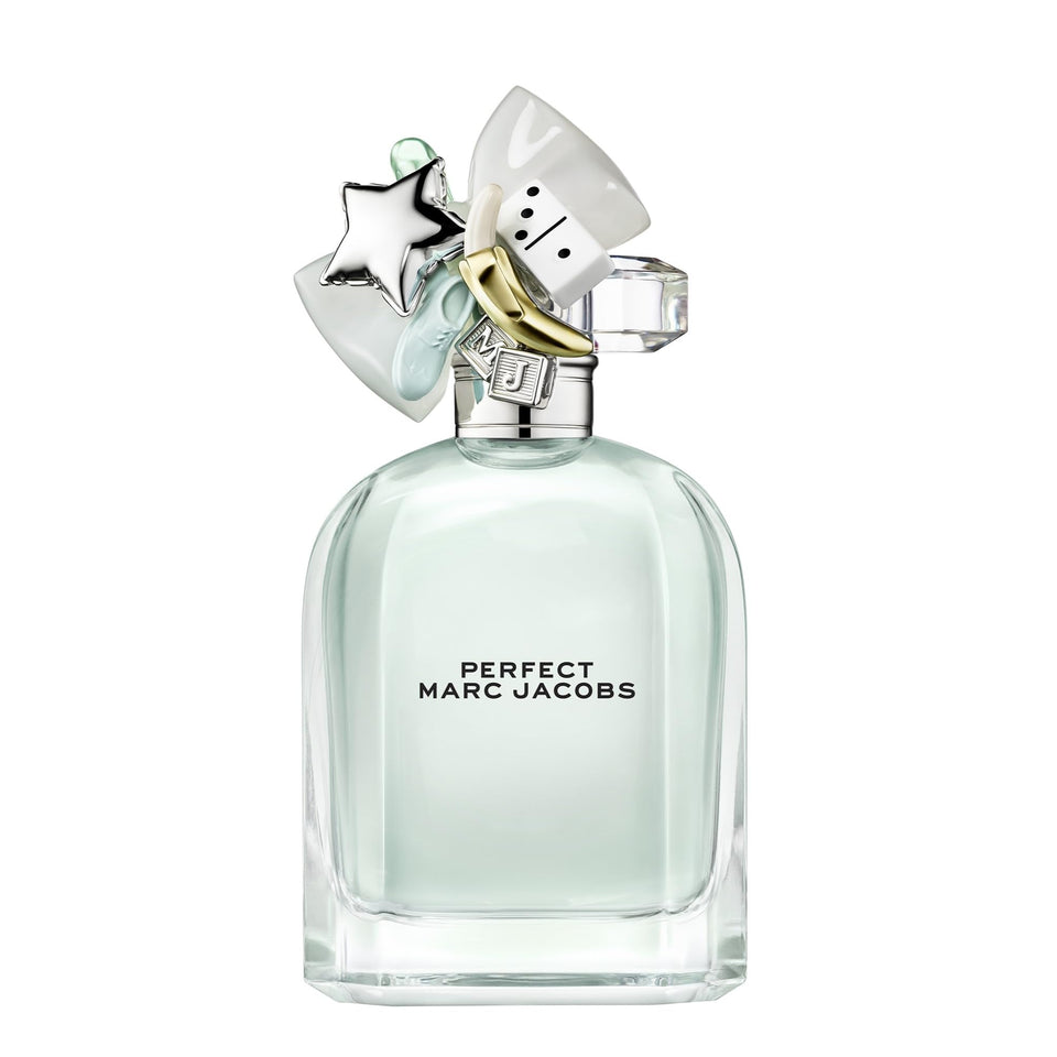 Marc Jacobs Perfect EDT bottle front view for daily floral freshness.