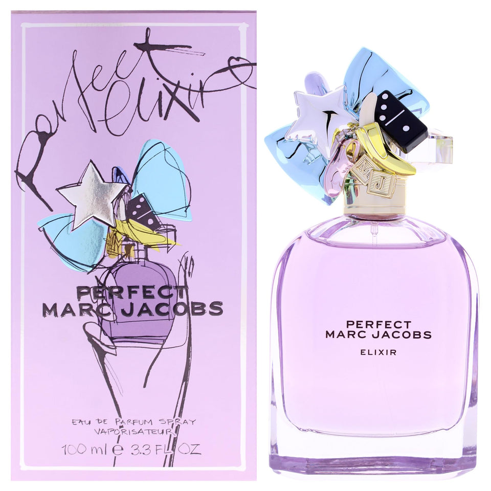 Marc Jacobs Perfect Elixir top notes purple rhubarb for a vibrant daytime scent