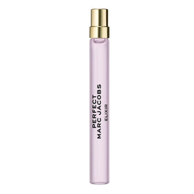 Marc Jacobs Perfect Elixir travel spray bottle, compact for on-the-go fragrance use