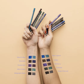 Marcelle Mulberry eyeliner application demonstrates easy handling for everyday looks