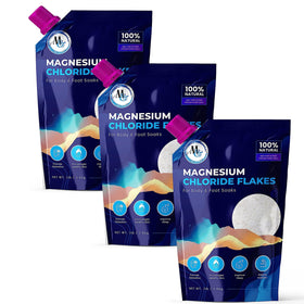 Marco Esra Dead Sea magnesium flakes packaging for premium relaxation.