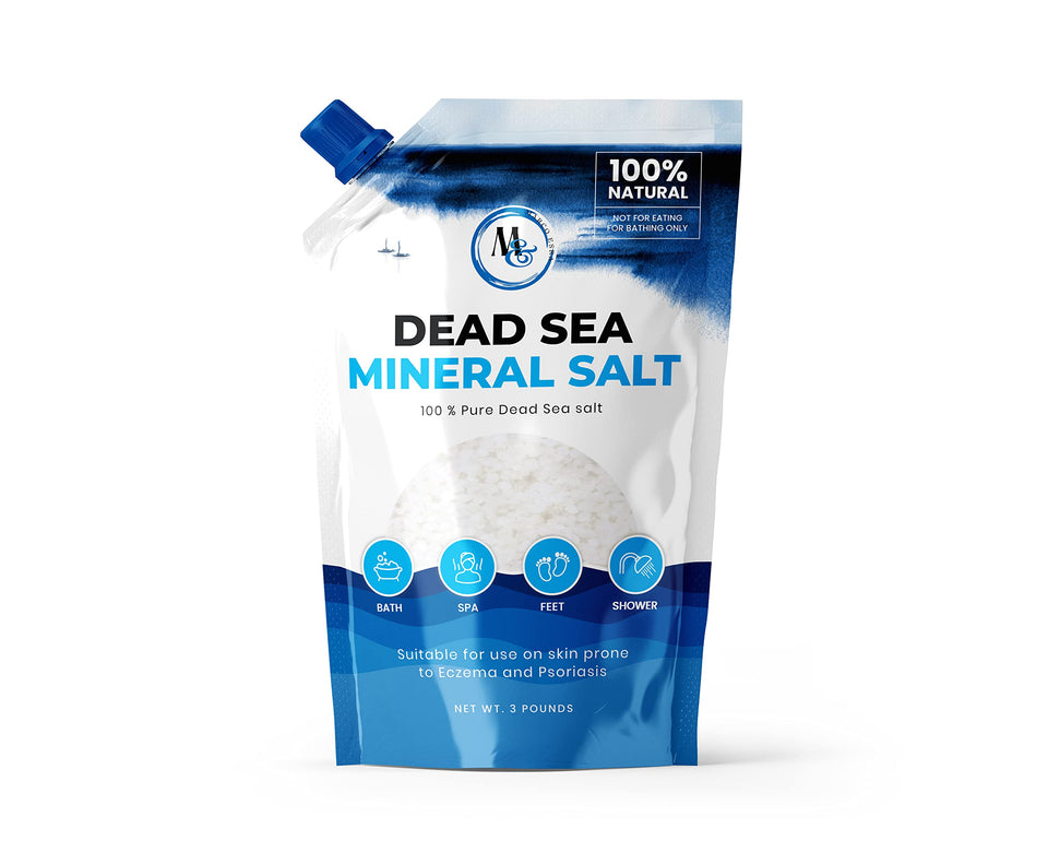 MARCO ESRA Dead Sea salts bath with minerals for a relaxing soak and skin nourishment.