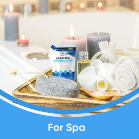 MARCO ESRA Dead Sea salts closeup minerals highlights natural trace elements.