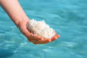 MARCO ESRA Dead Sea salts relaxation ritual evokes calm after a long day.