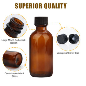 Maredash amber glass bottle protected from light with UV-shielded glass.