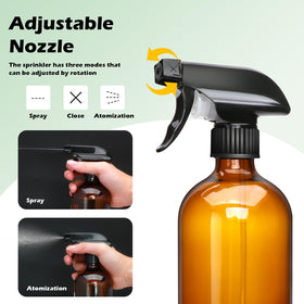 Maredash spray nozzle close-up demonstrating clog-resistant three-mode spray.