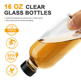 Maredash BPA-free glass bottle ready for dishwasher-safe reuse and long-lasting use