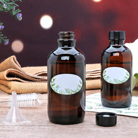 Maredash chalk labels on bottles for quick content identification