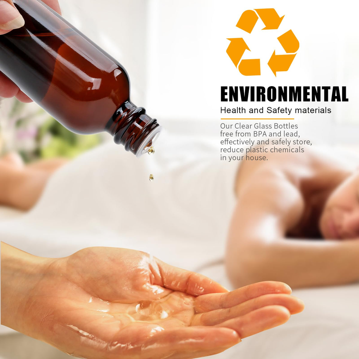 Maredash essential oils in amber bottle, suitable for aromatherapy use