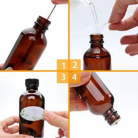Maredash kitchen storage in brown glass bottles for organized pantry