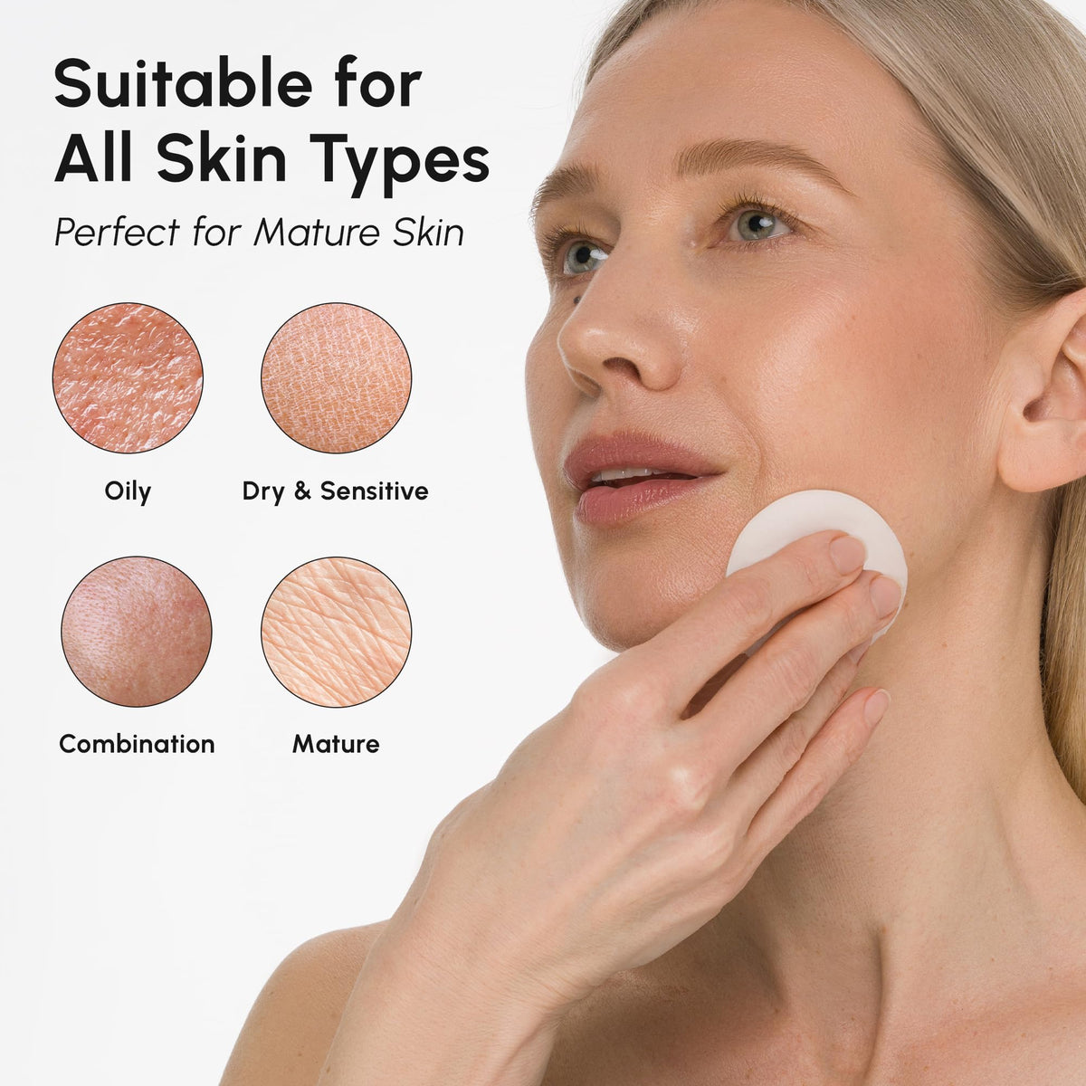 MAREE Glycolic Toner packaging on vanity suggests a simple skincare routine.