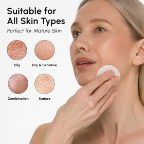 MAREE Glycolic Toner packaging on vanity suggests a simple skincare routine.