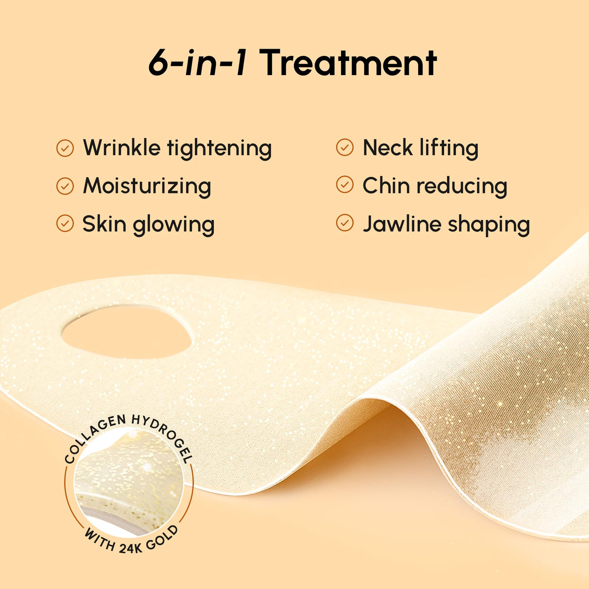 MAREE V Line Lifting Mask jawline definition shot suggests sharper lower face