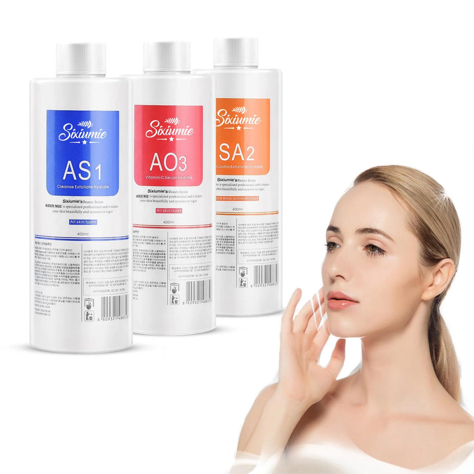 Marfort AS1 bottle ready for all skin types in a salon facial
