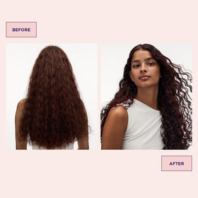 Wet hair application of Maria Nila Coils & Curls gel for even distribution