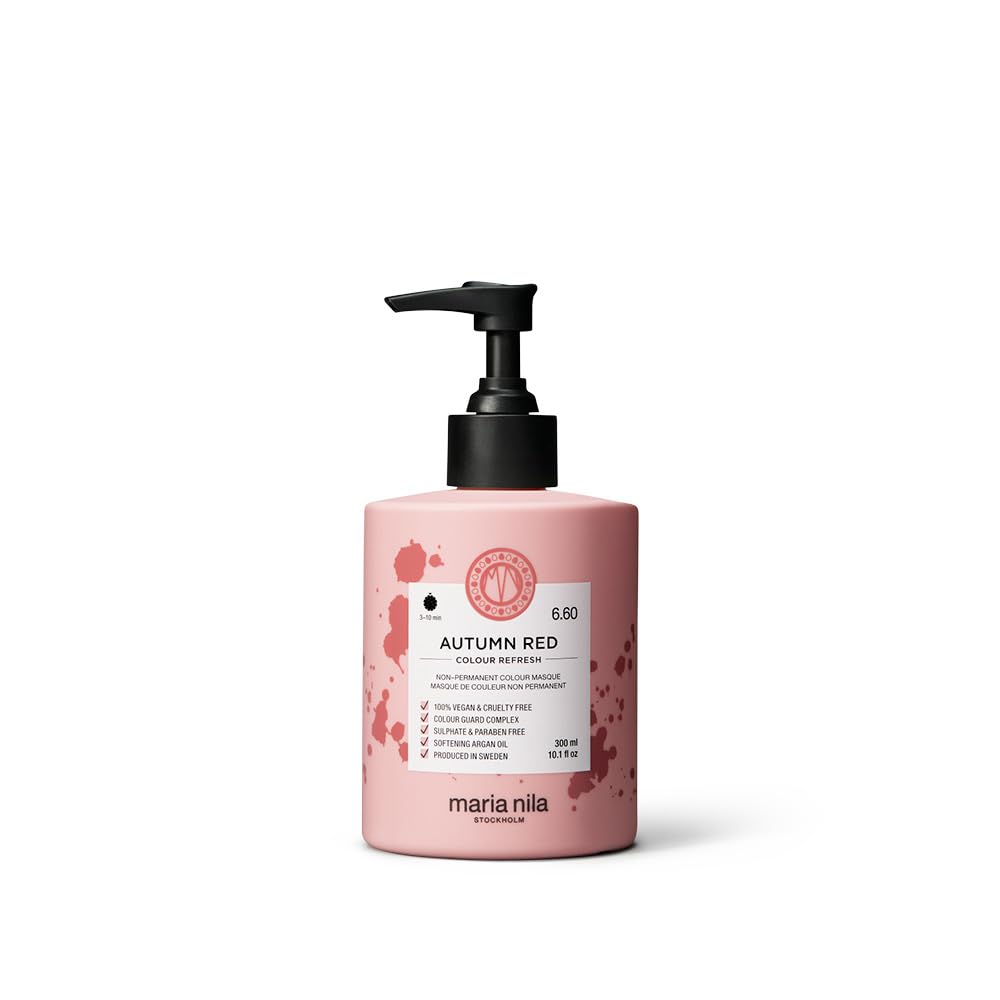 Maria Nila Color Refresh Autumn Red bottle for vibrant red tones at home