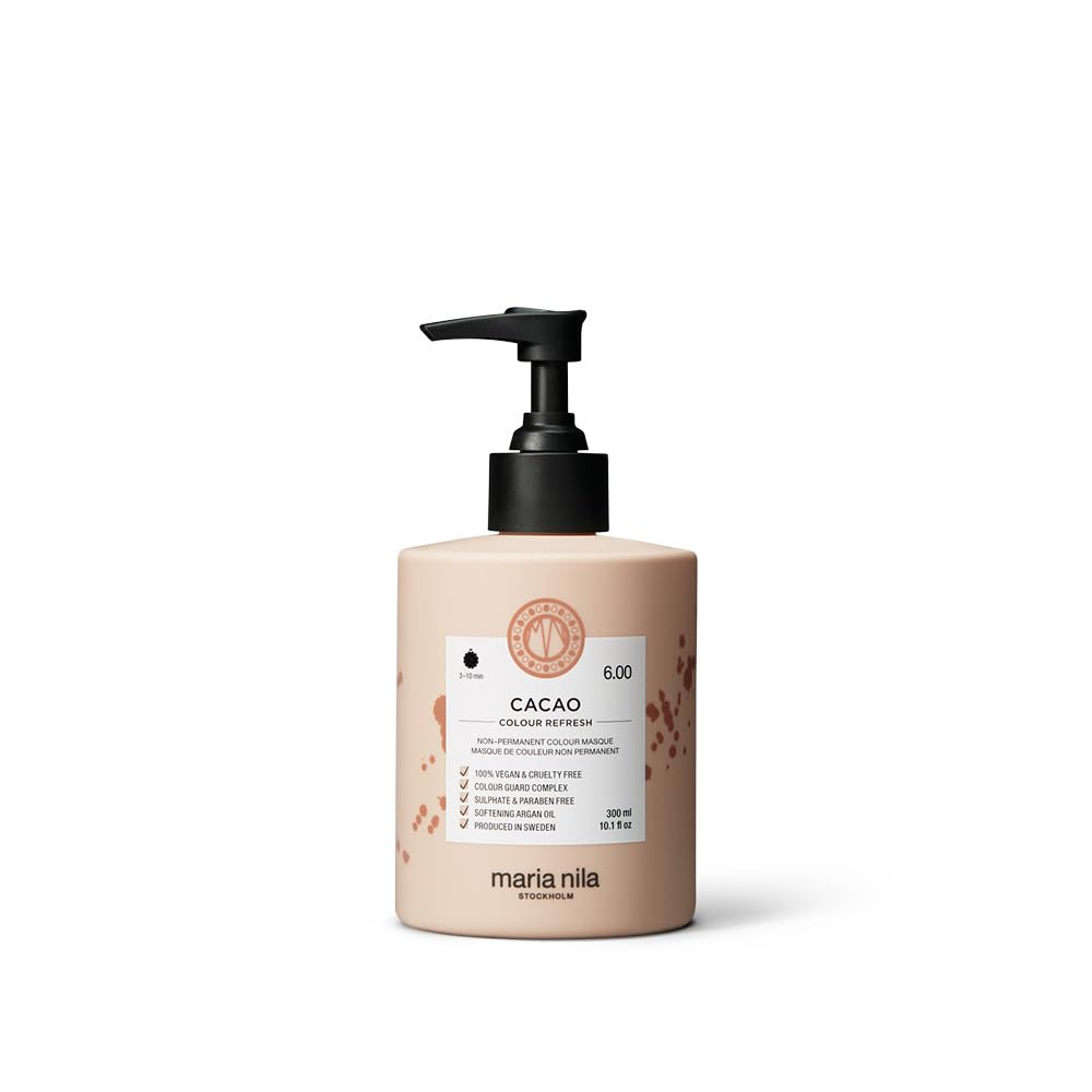 Maria Nila Color Refresh Cacao bottle for at-home color touch-ups.