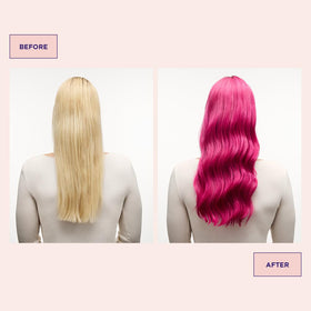 Maria Nila Color Refresh Pink Pop hair-gloss after use for silky shine