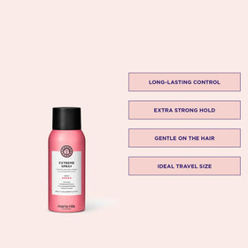 Maria Nila Extreme Spray for updo-ready styling and firm hold.