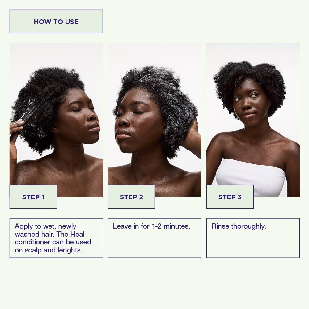 Silky texture of Head & Hair Heal enhances even distribution