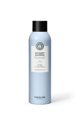 Maria Nila Invisidry dry shampoo bottle for fast refresh and color-safe care.
