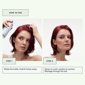 Rice starch absorbing oils in Maria Nila Invisidry for a refreshed look.