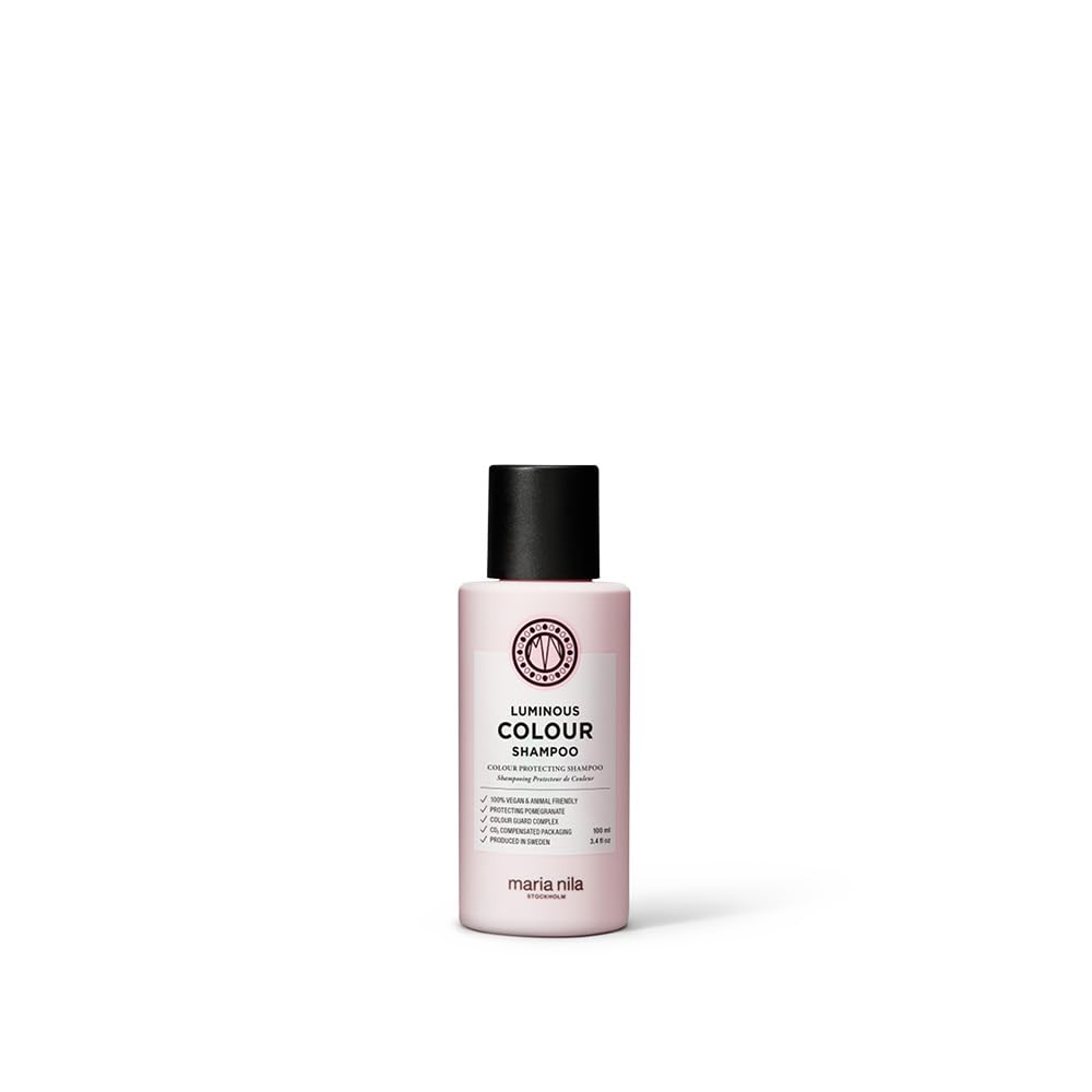Maria Nila Luminous Colour Shampoo bottle showing color-preserving formula