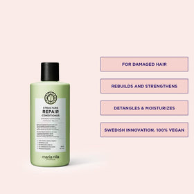 Maria Nila Structure Repair with algae extract for stronger, more moisturized hair.