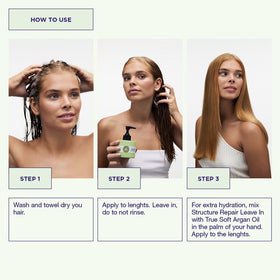 Maria Nila Structure Repair sealed ends for smoother, shinier hair