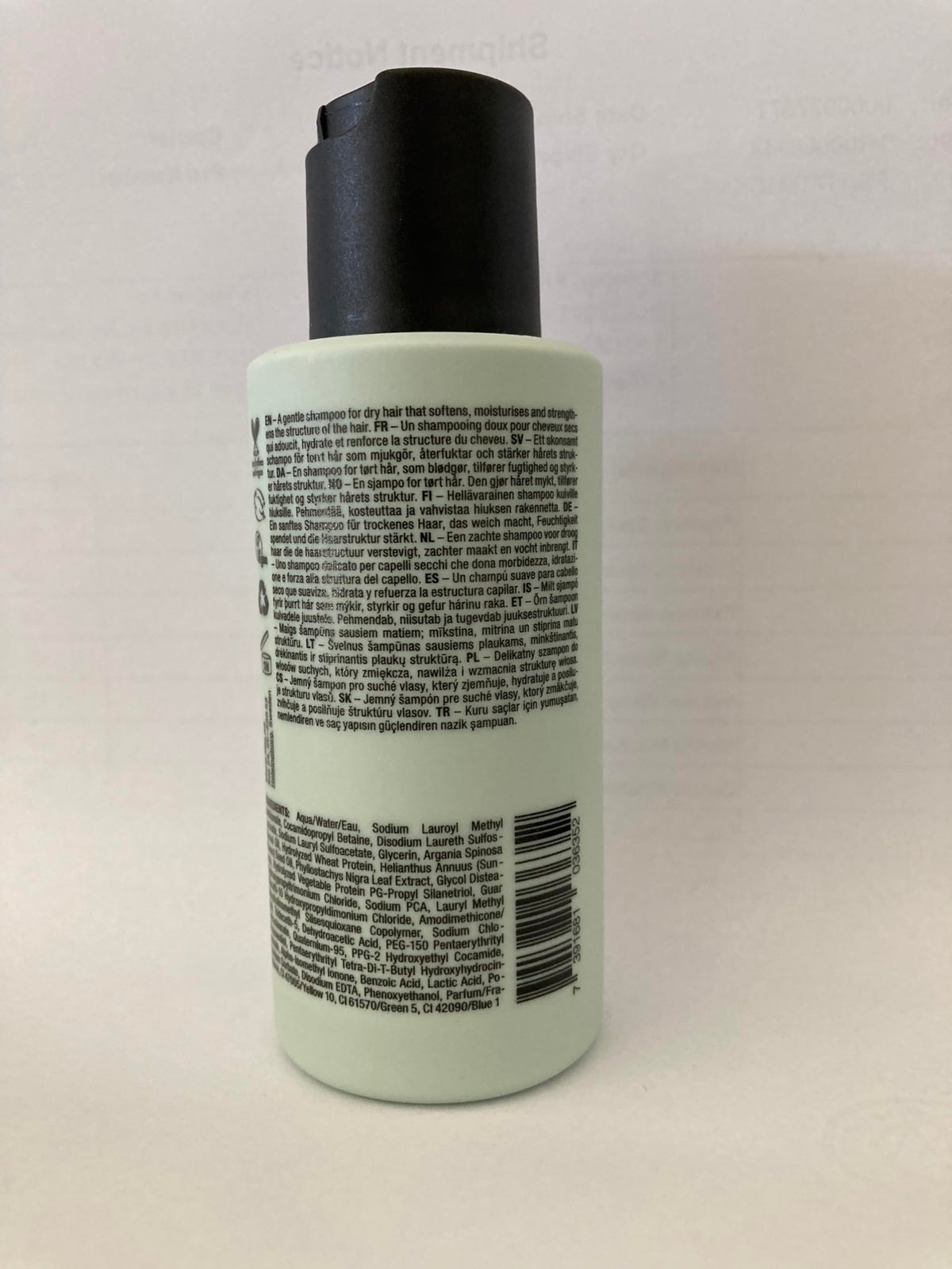 Maria Nila True Soft eco-friendly packaging suggests responsible branding values