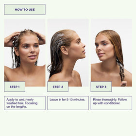 Close-up of silky hair texture with True Soft mask for smoother strands.