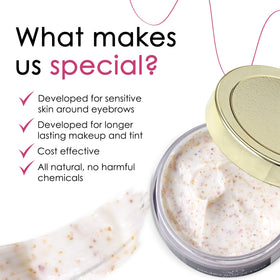 Marie-José & Co Brow Scrub Cream suitable for professionals and home use