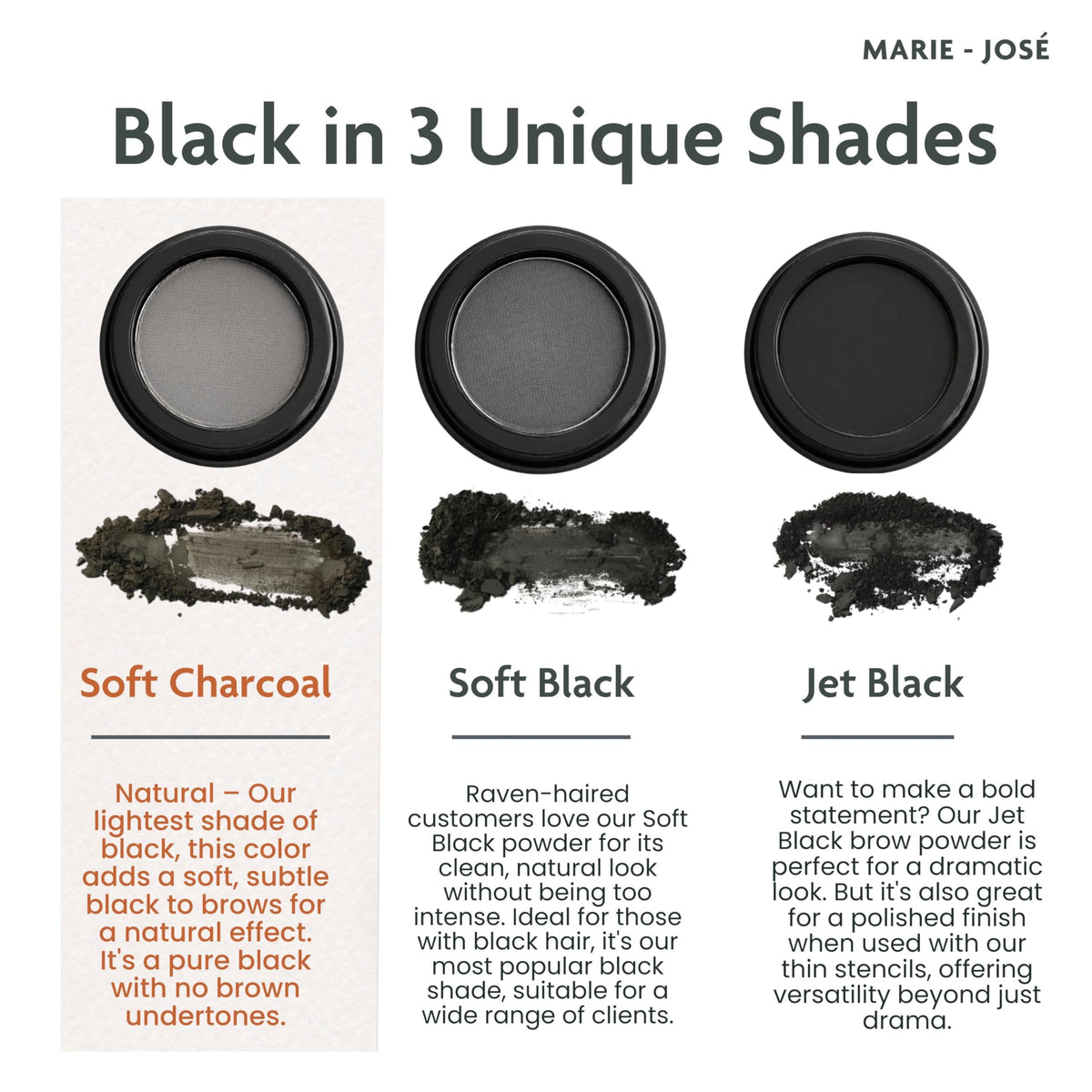 On-the-go kit shows compact brow powder and brush for quick touch-ups.