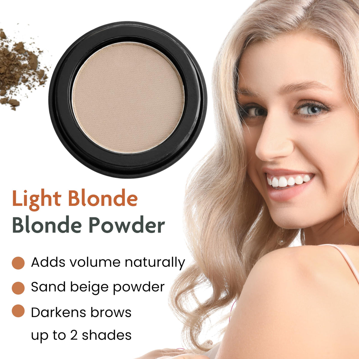 Water-resistant eyebrow powder for defined brows by Marie-José & Co