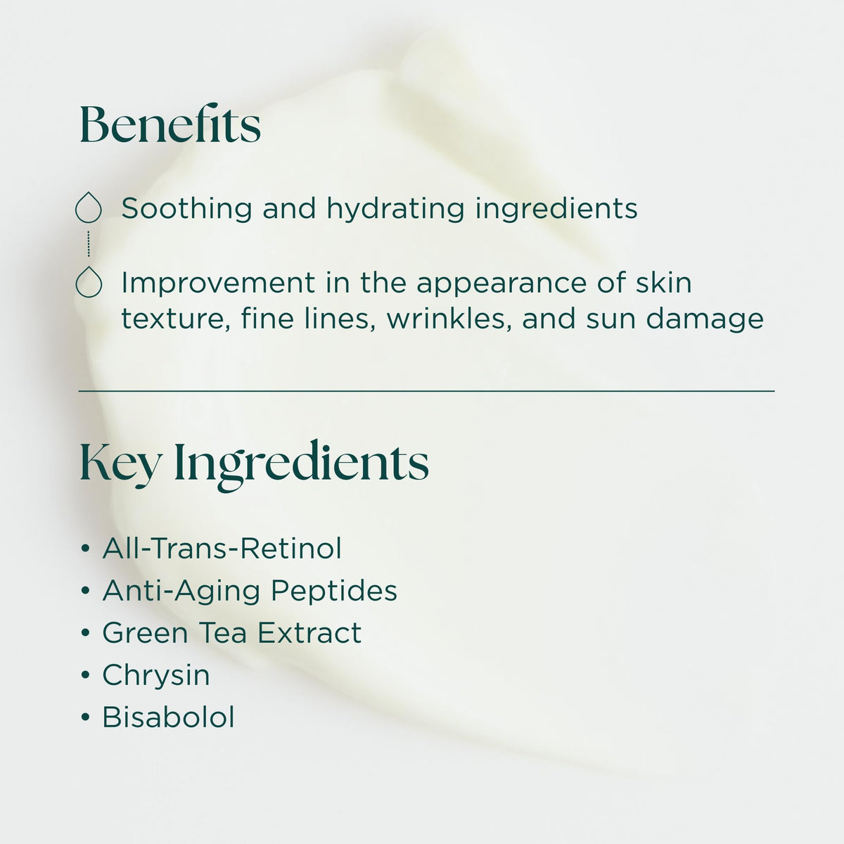 Marini SkinSolutions Retinol Plus with hyaluronic acid provides plump hydration.