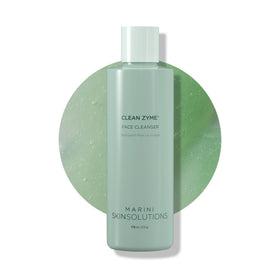 Marini SkinSolutions Clean Zyme bottle front, gentle exfoliation promise.