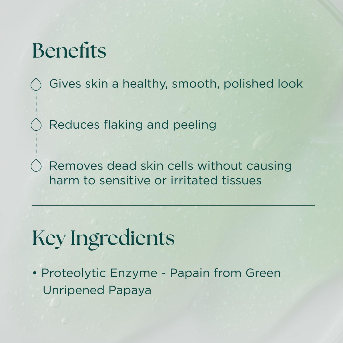 Marini SkinSolutions Clean Zyme creamy texture, ready for daily cleansing.