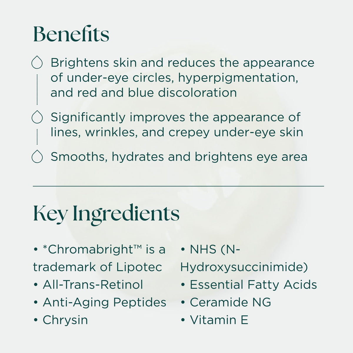 Marini SkinSolutions Luminate Eye Gel front packaging highlights cruelty-free USA-made eye care.