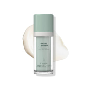 Marini SkinSolutions Luminate Face Lotion bottle on a clean surface promotes even skin tone.