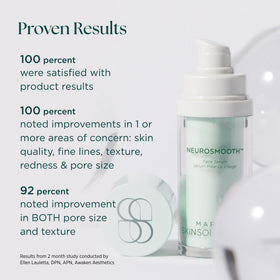 Marini SkinSolutions NeuroSmooth texture detail illustrating refined pores and smoother skin